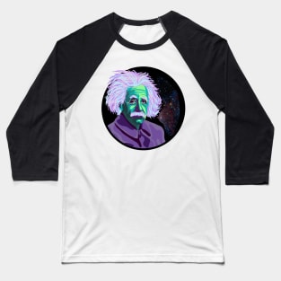 Einstein in Harmony with the Cosmos Baseball T-Shirt